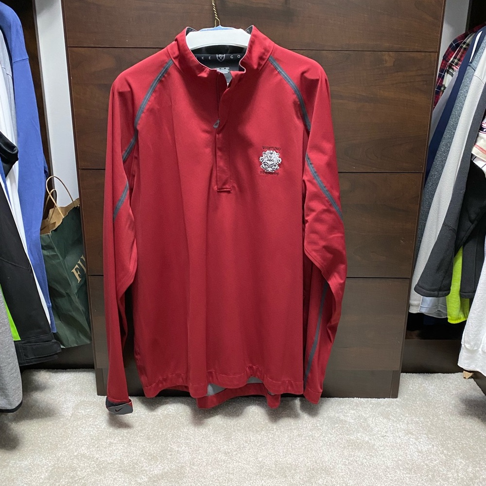 Nike Golf 1/4 zip pullover.  Rain repel. XXL